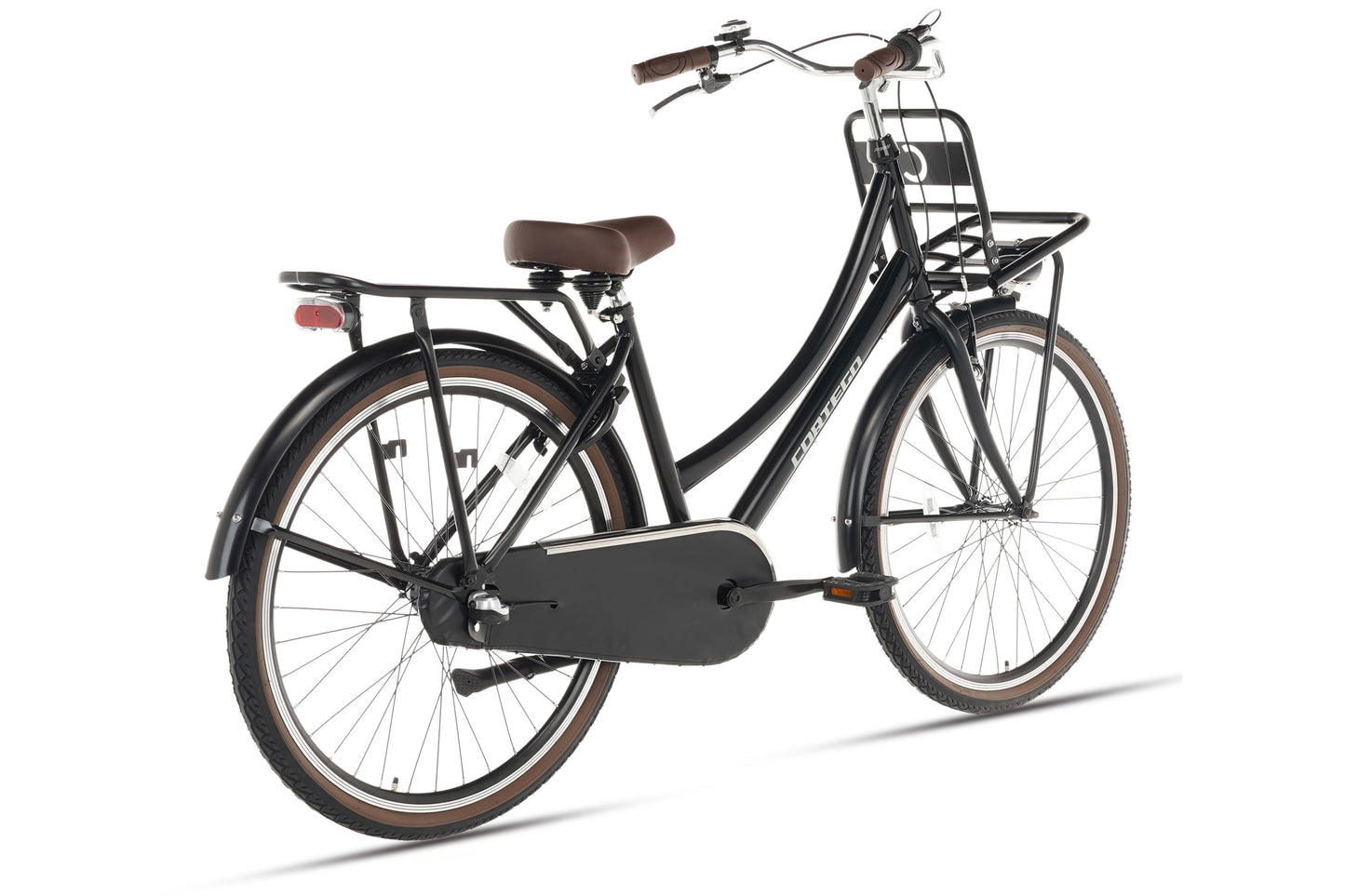 Cargo Meisjesfiets 24 inch - 3 Versnellingen - Mat-Zwart