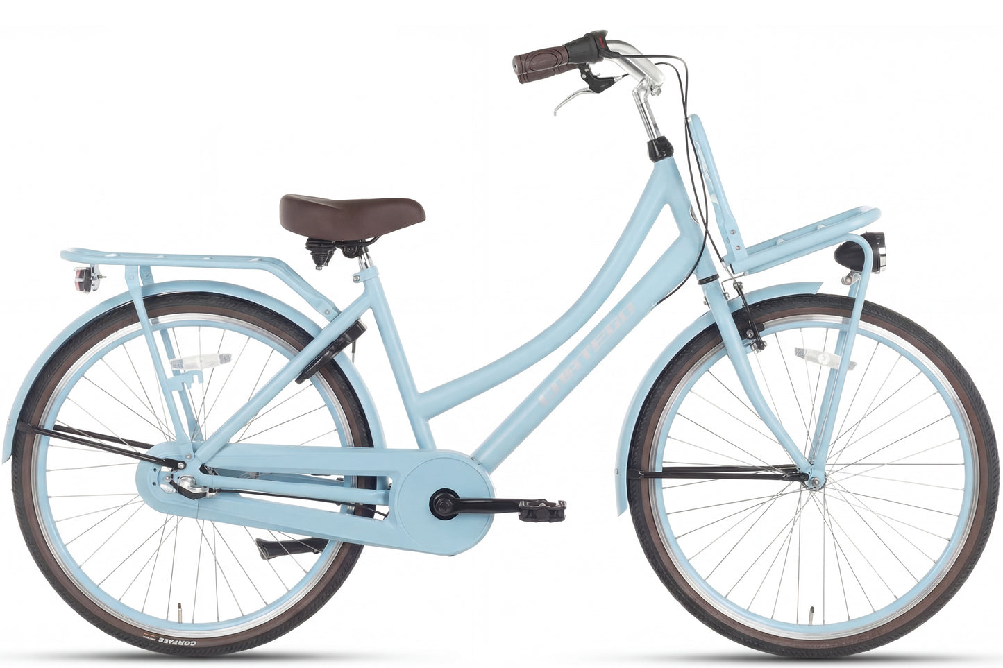 Cargo Meisjesfiets 24 inch - 3 Versnellingen - Blauw