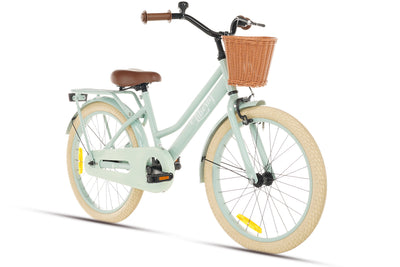 Liberty girls' bicycle Green 22 inch + basket