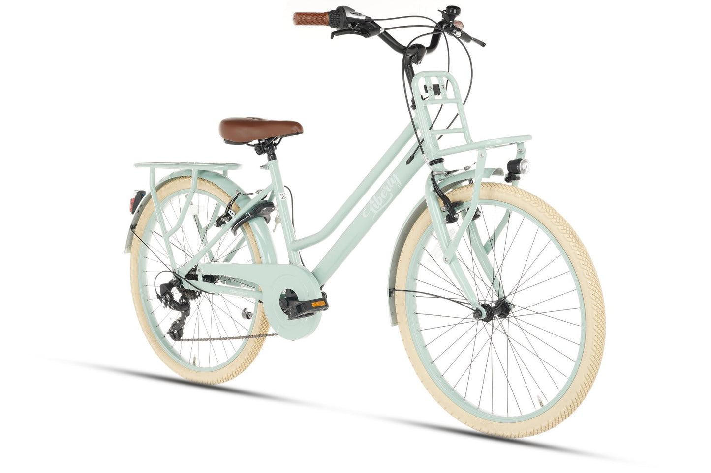 Liberty D7 Girls' Bicycle 26 inch - 7 Gears - Green