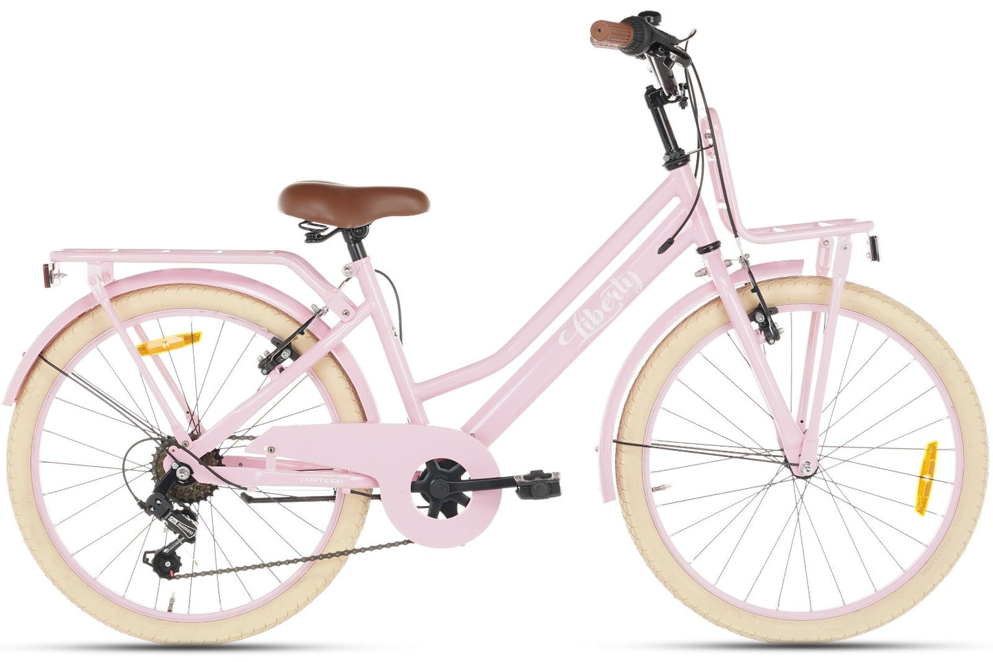 Liberty D7 Girls' Bicycle 22 inch - 7 Gears - Pink