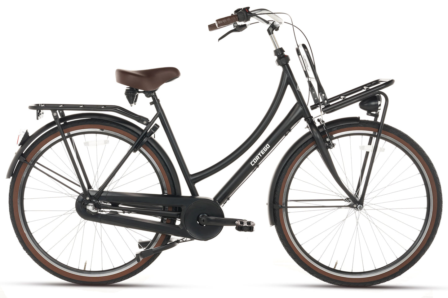 Cargo N3 Transportfiets Mat-Zwart - 3 Versnellingen