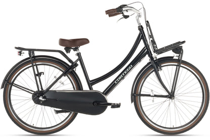 Cargo Girls' Bike 26 Inch - 3 Gears - Matte Black