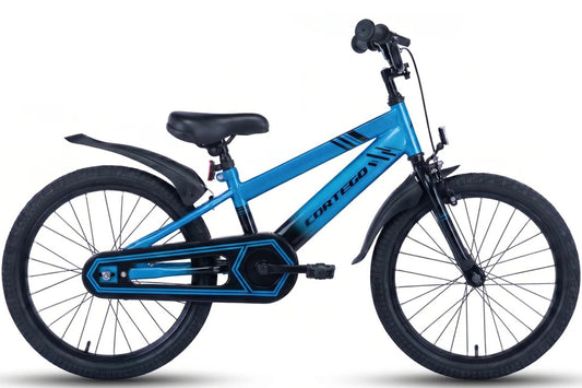 BMX Cross Boys Bike Blue 18 Inch