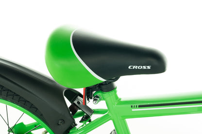 BMX Cross Boys Bike Green 16 Inch
