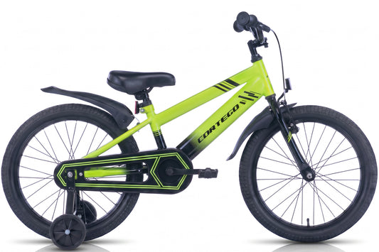 BMX Cross Boys Bike Green 16 Inch