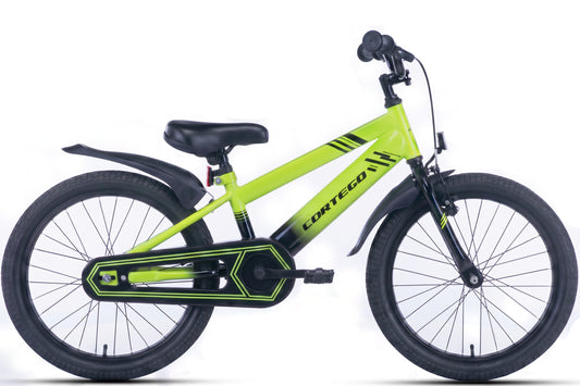 BMX Cross Boys Bike Green 18 Inch