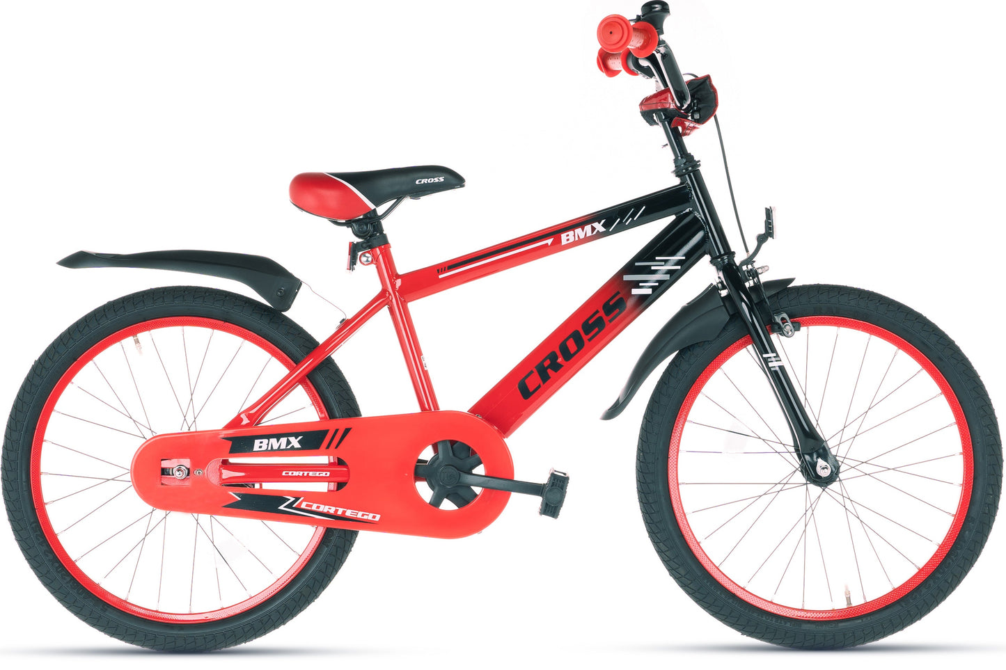 BMX Cross Boys Bike Red 18 Inch