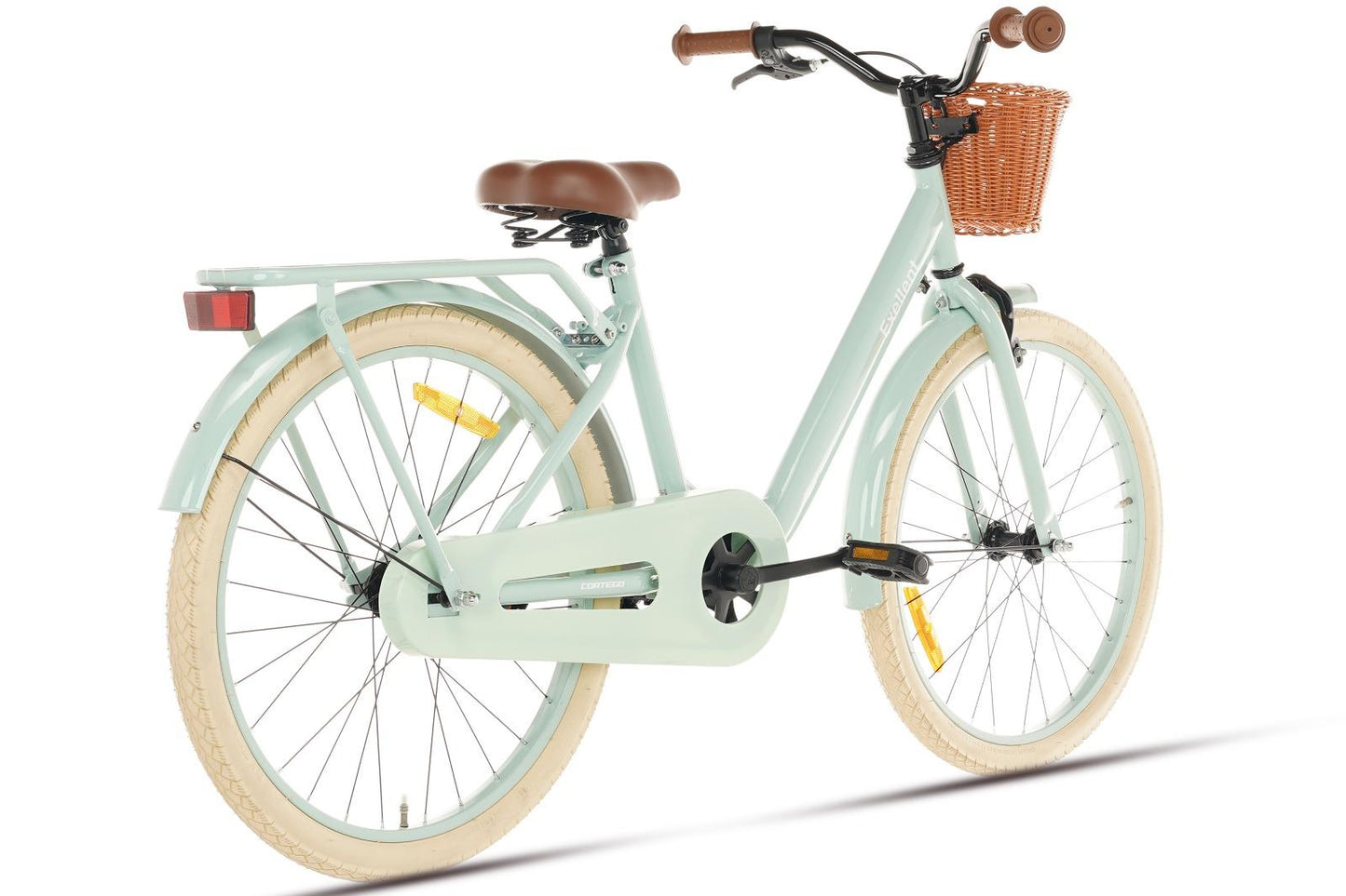 Excellent Girls' Bicycle Green 22 inch + Basket