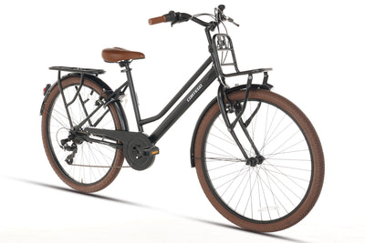 Liberty D7 Girls' Bike 26 Inch - 7 Gears - Matte Black