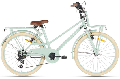 Nova Girls' Bicycle 22 inch - 7 Gears - Green