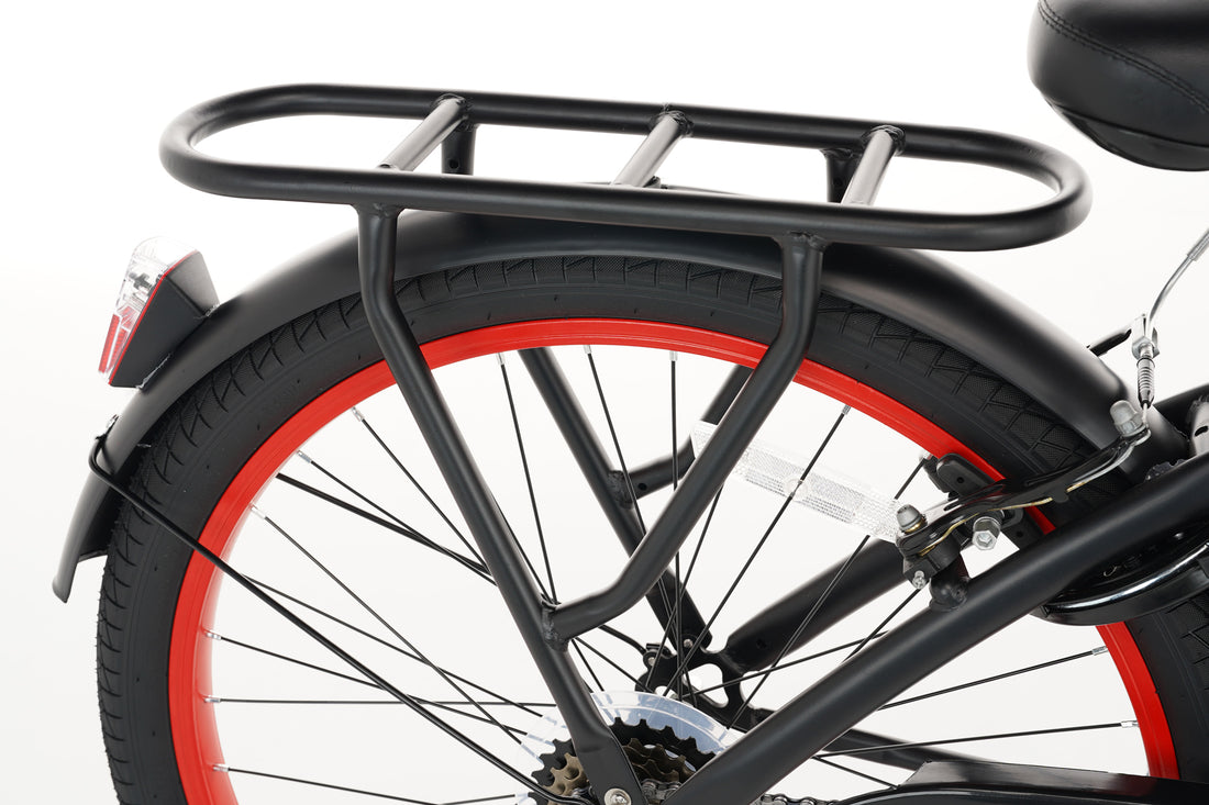 Rebel Boys' Bike 22 Inch Red - 6 Gears