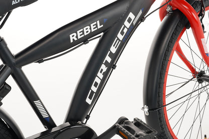 Rebel Boys' Bike 22 Inch Red - 6 Gears