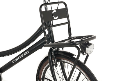 Cargo Meisjesfiets 24 inch - 7 Versnellingen - Mat-Zwart