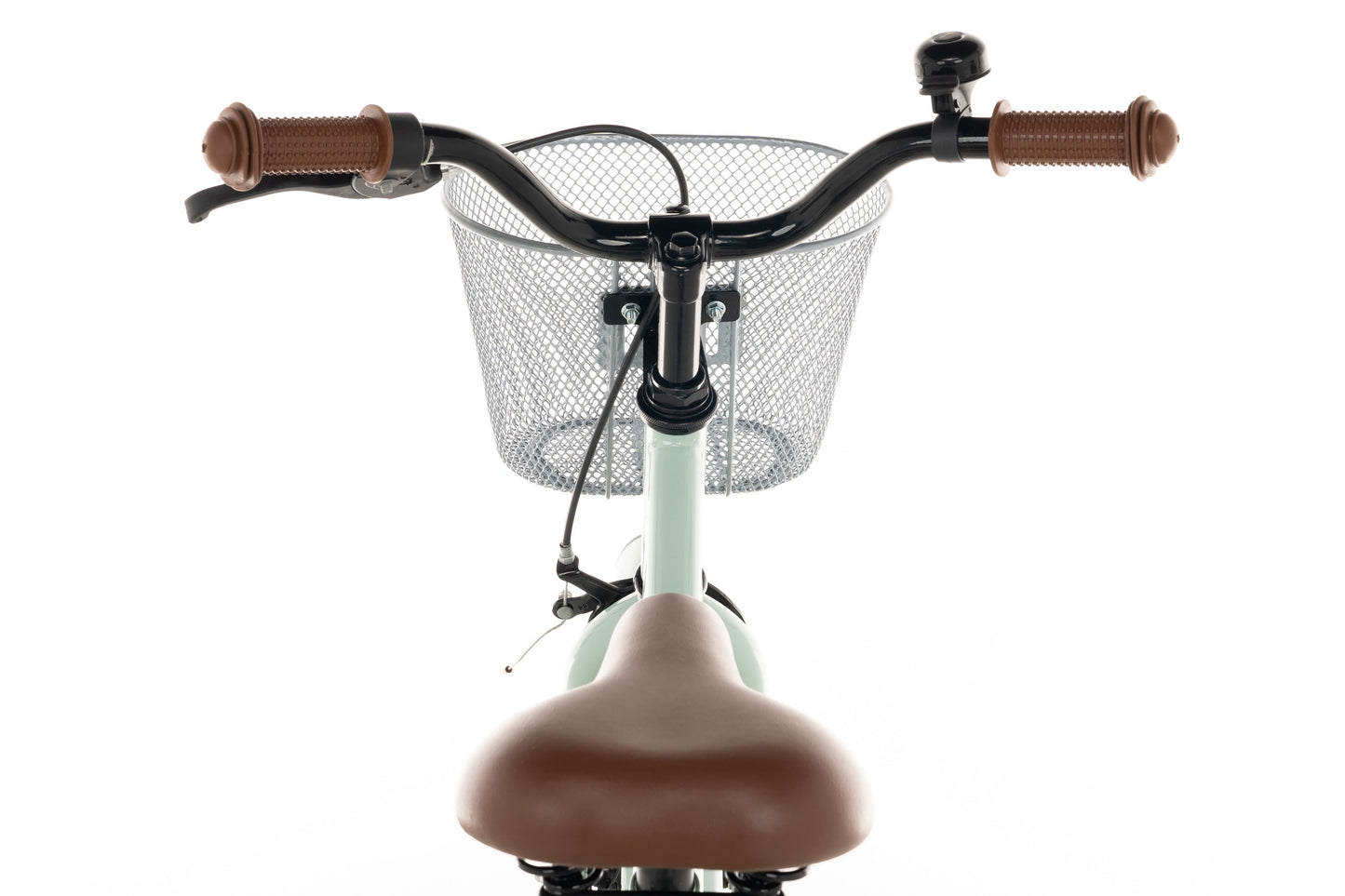 Liberty girls' bicycle Green 12 inch + basket