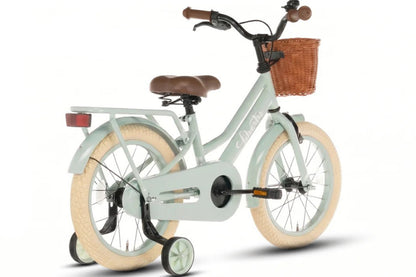Liberty meisjesfiets Groen 14 inch + mand