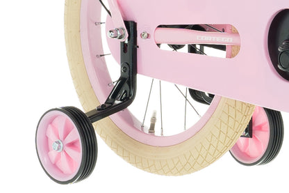 Liberty meisjesfiets Roze 16 inch + mand