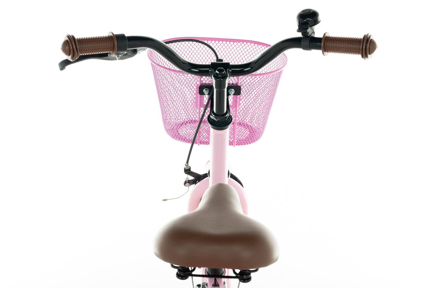 Liberty meisjesfiets Roze 16 inch + mand