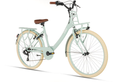 Elite Girls' Bike 26 inch - 7 Gears - Green