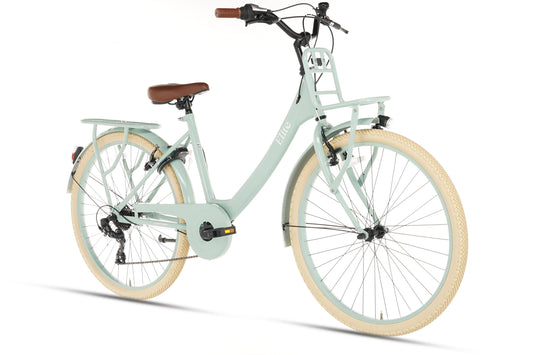 Elite Girls' Bike 26 inch - 7 Gears - Green