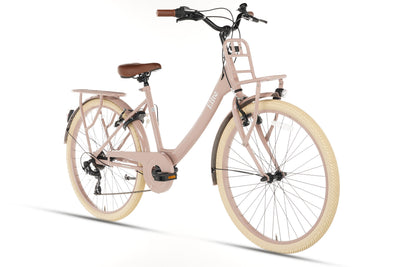 Elite Meisjesfiets 26 inch - 7 Versnellingen - Zalm