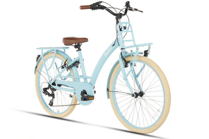 Bella Girls' Bicycle 26 inch - 7 Gears - Blue