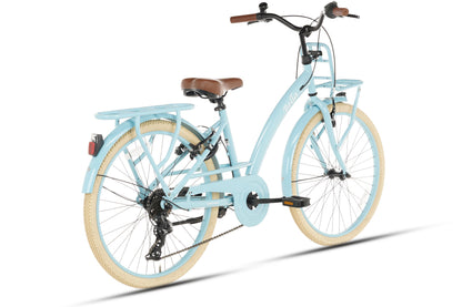 Bella Girls' Bicycle 26 inch - 7 Gears - Blue