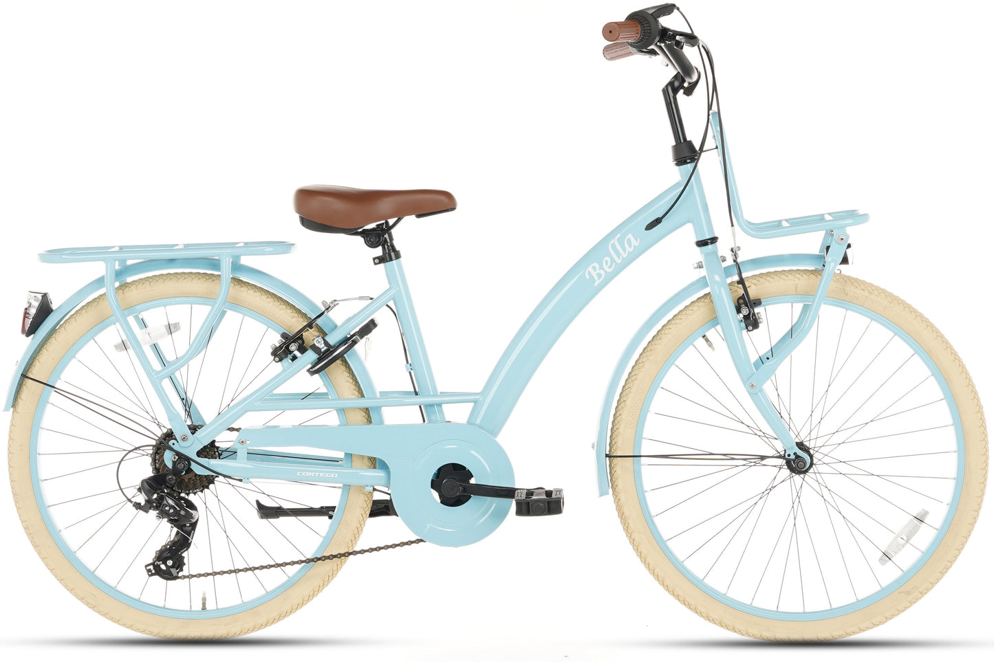 Bella Girls' Bicycle 26 inch - 7 Gears - Blue