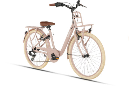 Excellent Girls' Bicycle 24 inch - 7 Gears - Salmon