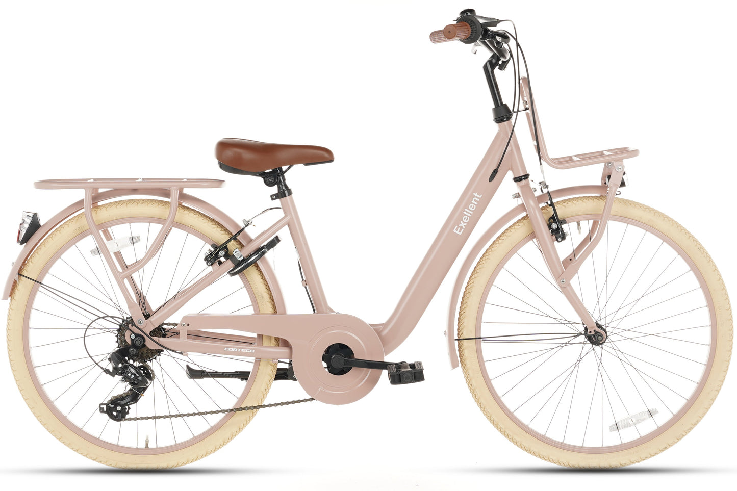 Excellent Girls' Bicycle 24 inch - 7 Gears - Salmon