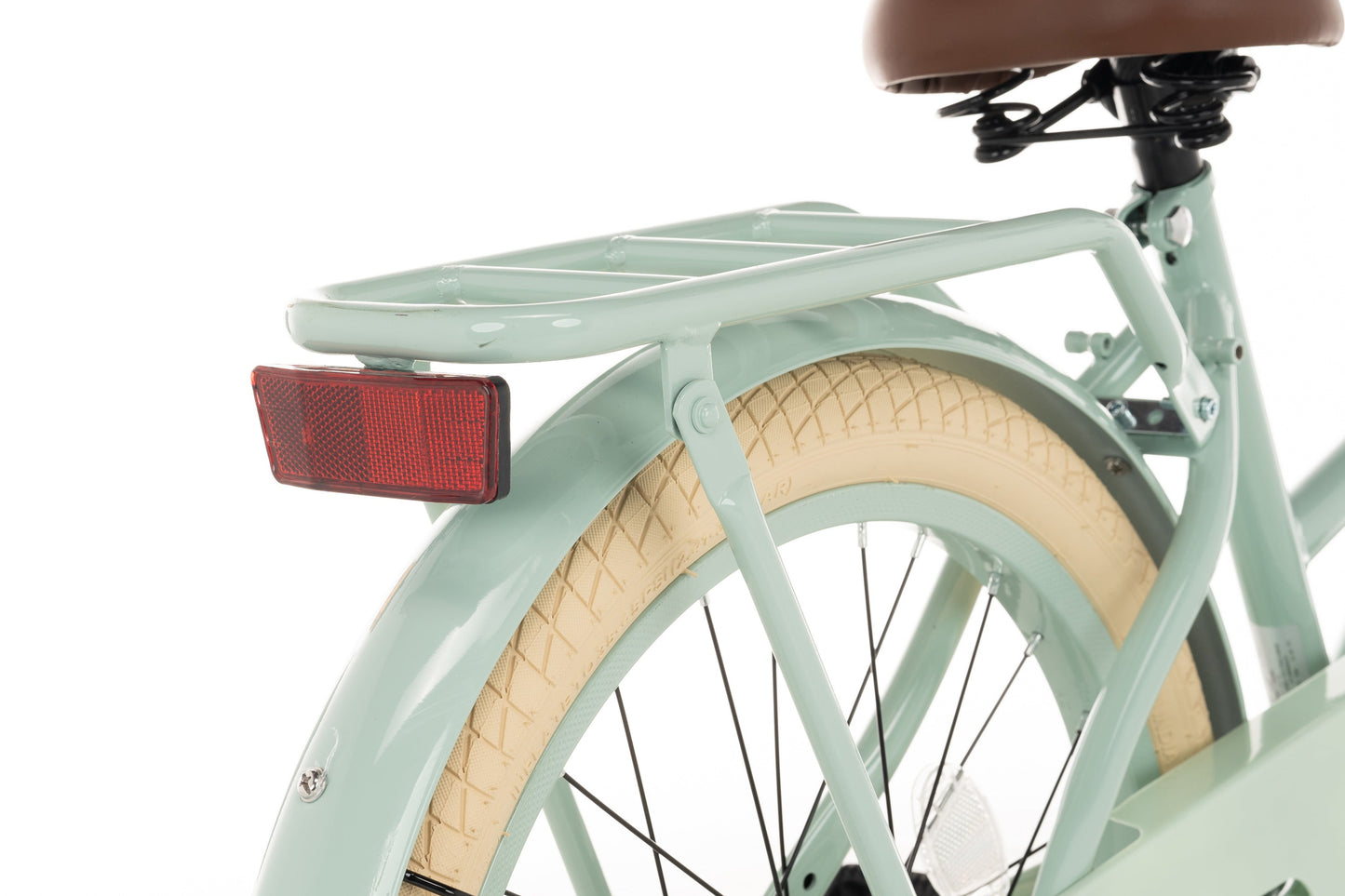 Liberty girls' bicycle Green 22 inch + basket
