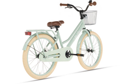 Liberty girls' bicycle Green 22 inch + basket