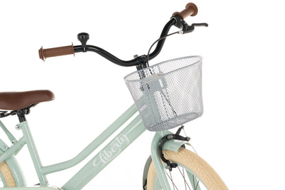 Liberty girls' bicycle Green 22 inch + basket