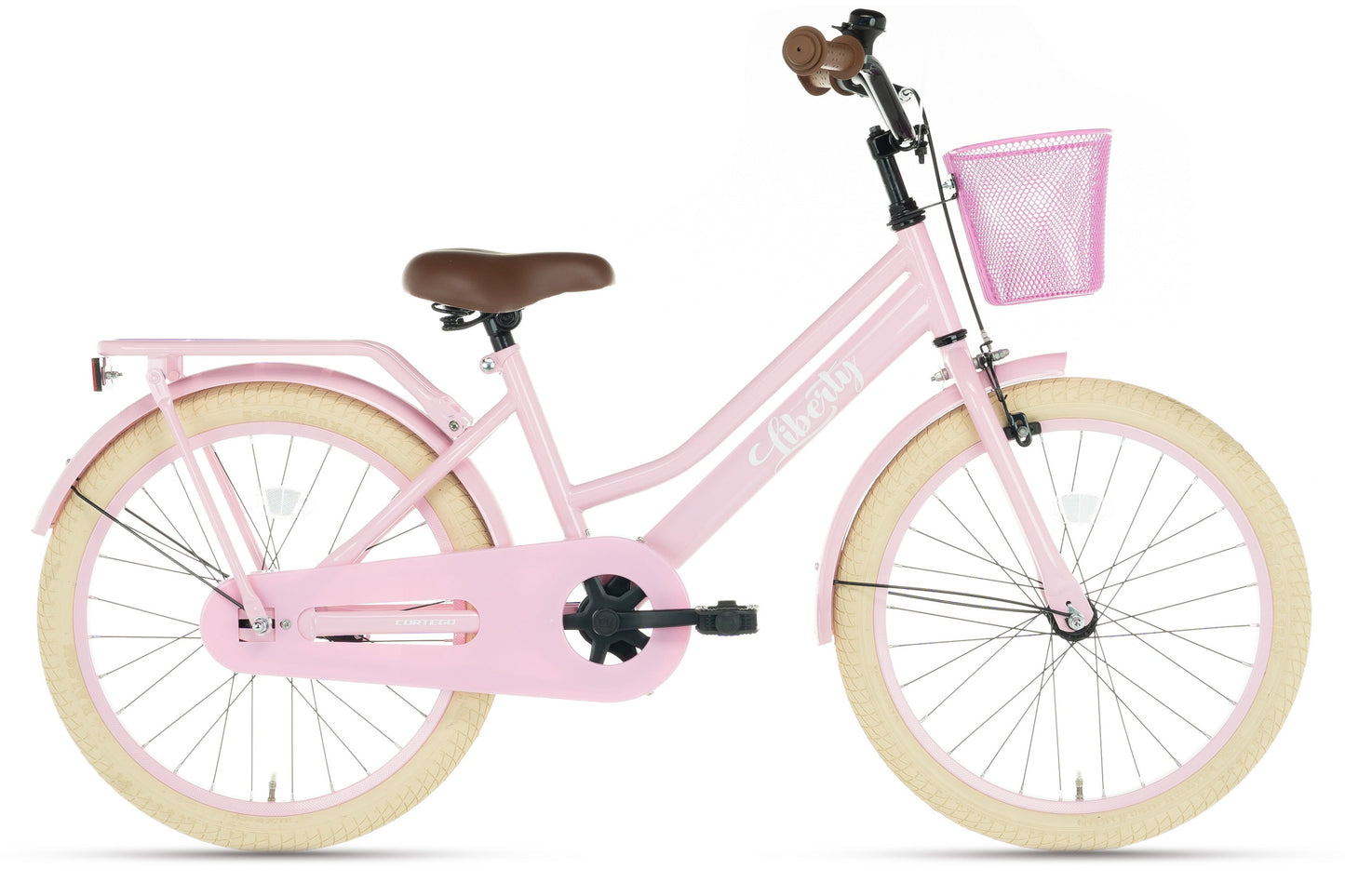 Liberty girls' bicycle Pink 18 inch + basket