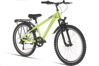 Ranger Plus 7-speed boys' bicycle 26 inch, fluorescent yellow