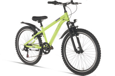 Ranger 7-speed boys' bicycle 26 inch fluorescent yellow 
