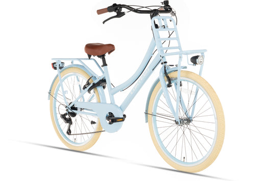 Transporter Girls' Bike 24 inch - 7 Gears - Blue