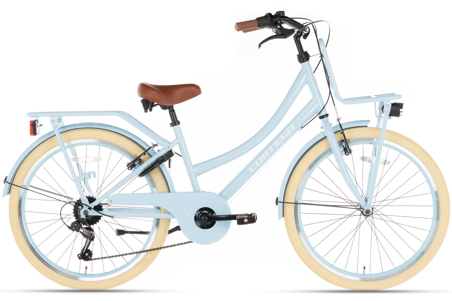 Transporter Meisjesfiets 24 inch - 7 Versnellingen - Blauw