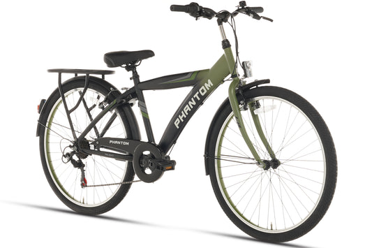 Rebel Boys' Bike 26 Inch Lime - 6 Gears