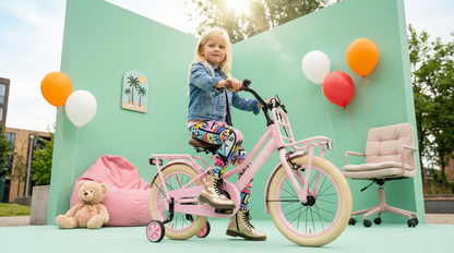 Liberty meisjesfiets Roze 16 inch