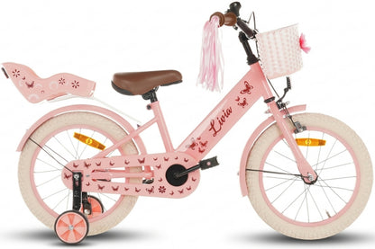Livia Meisjesfiets Roze 14 inch