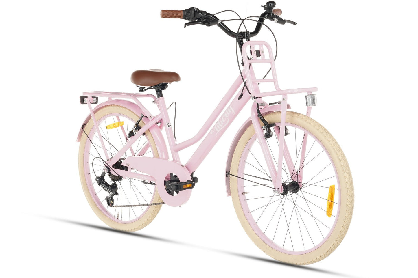 Liberty D7 Girls' Bicycle 22 inch - 7 Gears - Pink