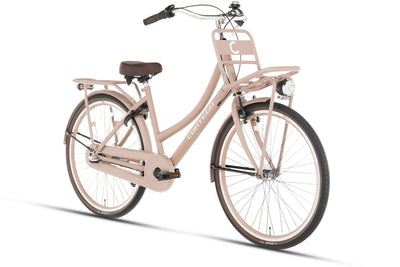 Cargo Meisjesfiets 24 inch - 3 Versnellingen - Zalm