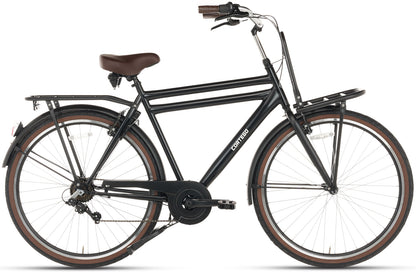 Transporter Herenfiets 7 Versnellingen Mat-Zwart