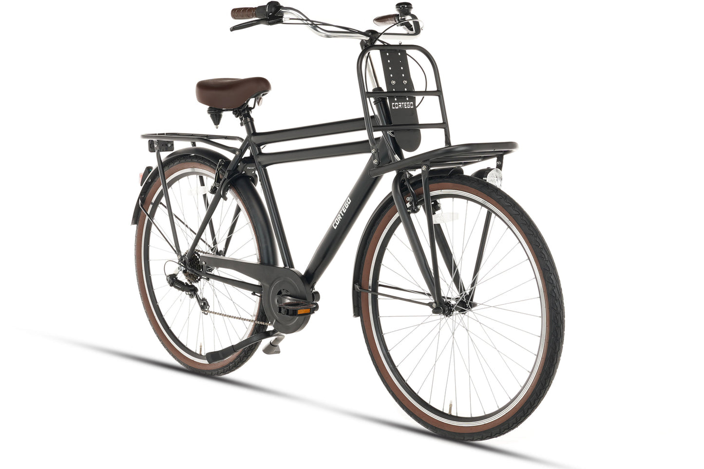Transporter Herenfiets 7 Versnellingen Mat-Zwart