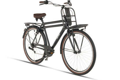 Transporter Herenfiets 7 Versnellingen Mat-Zwart
