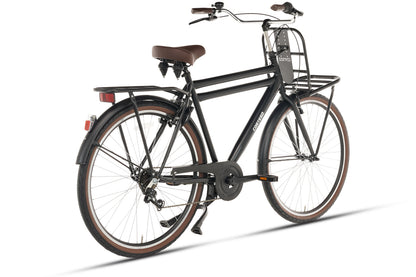 Transporter Herenfiets 7 Versnellingen Mat-Zwart