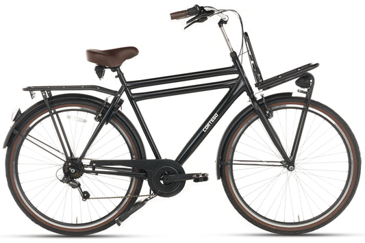 Transporter Herenfiets 7 Versnellingen Mat-Zwart
