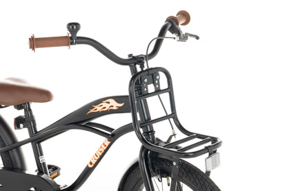 Cruiser Boys' Bicycle Black 18 Inch
