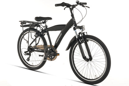 Blaze Jongensfiets 24 Inch Zwart - 7 Versnellingen